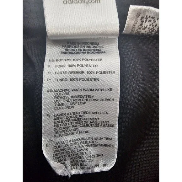 Adidas Pants Women's 3-Stripes Essentials Size Medium - Black - Picture 5 of 5